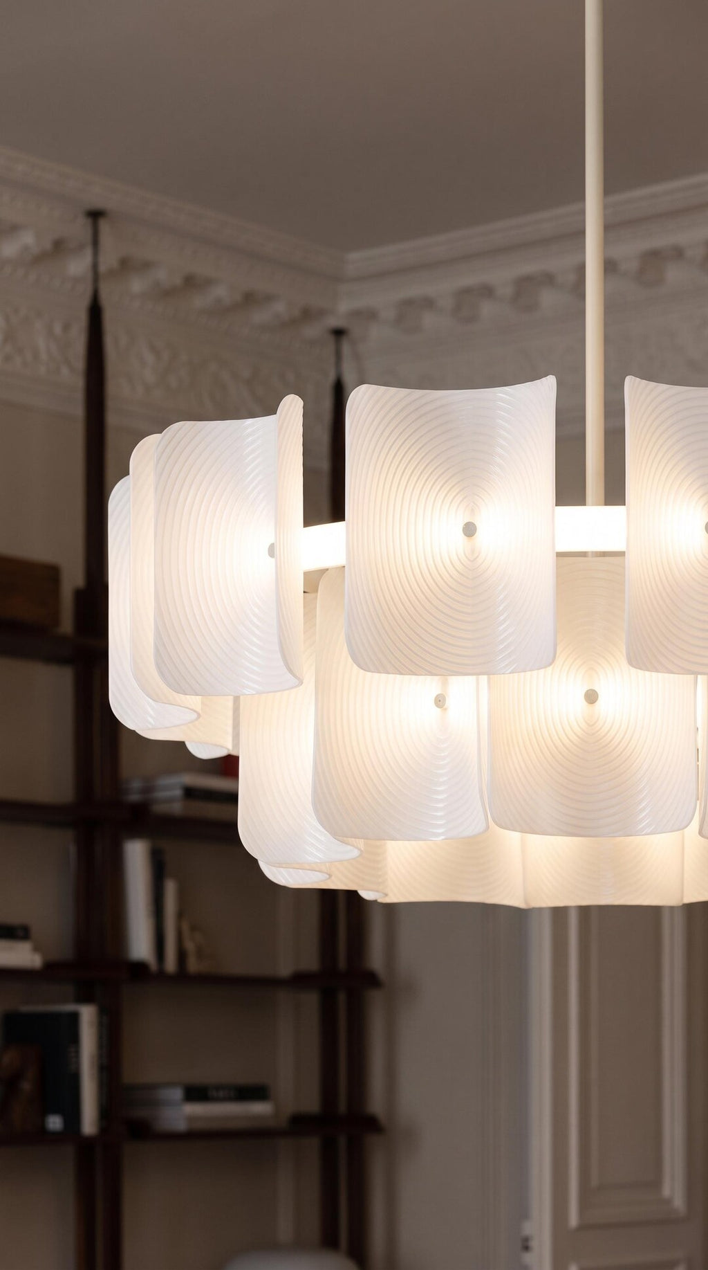 Large Acrylic Chandelier