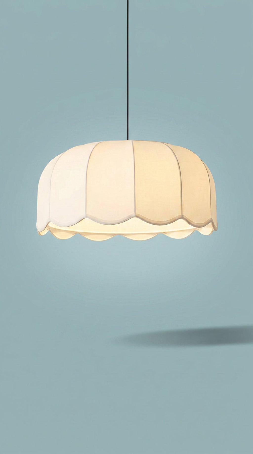 Wavy Fabric Pendant