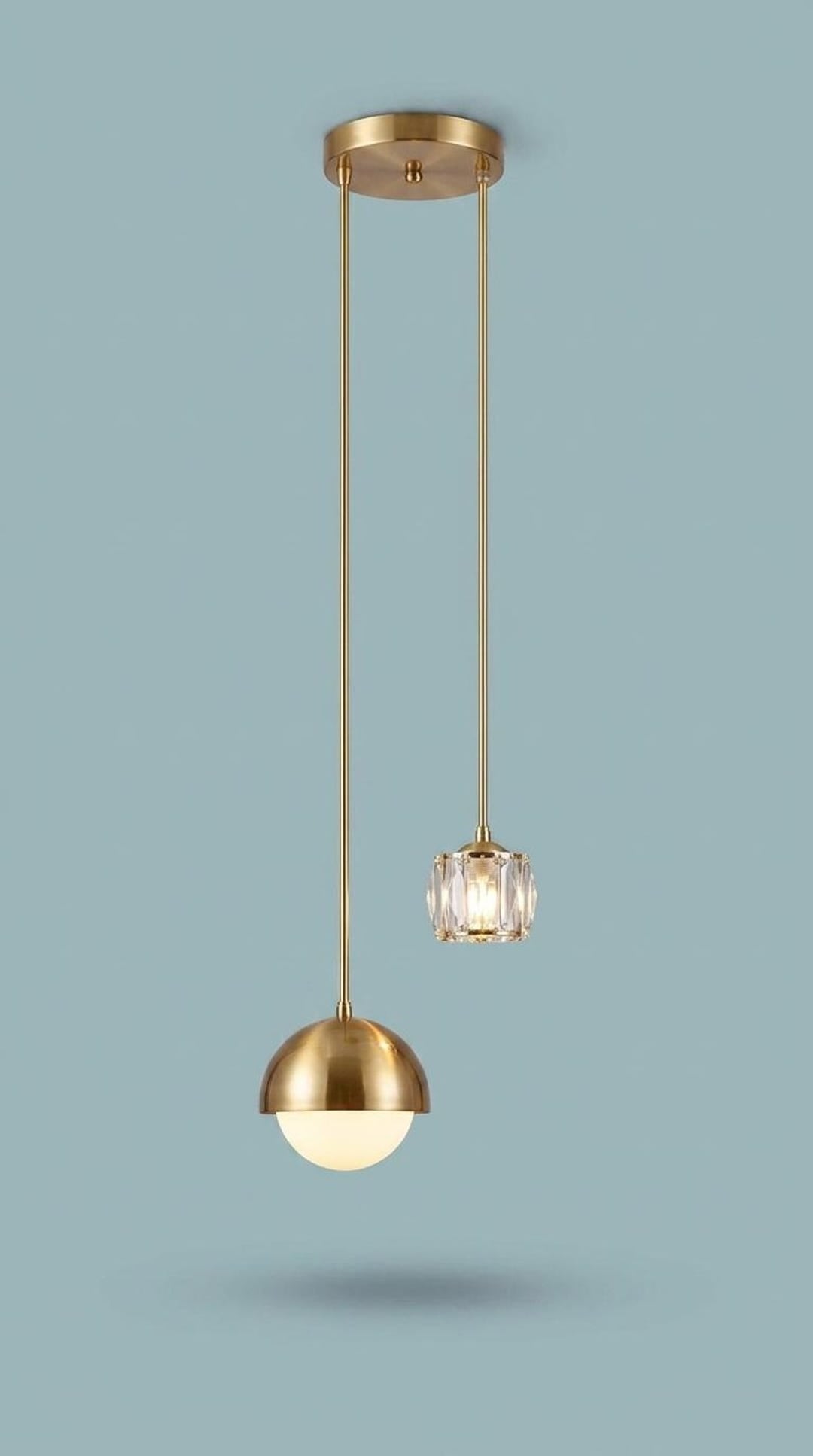 Crystal Globe Pendant Light