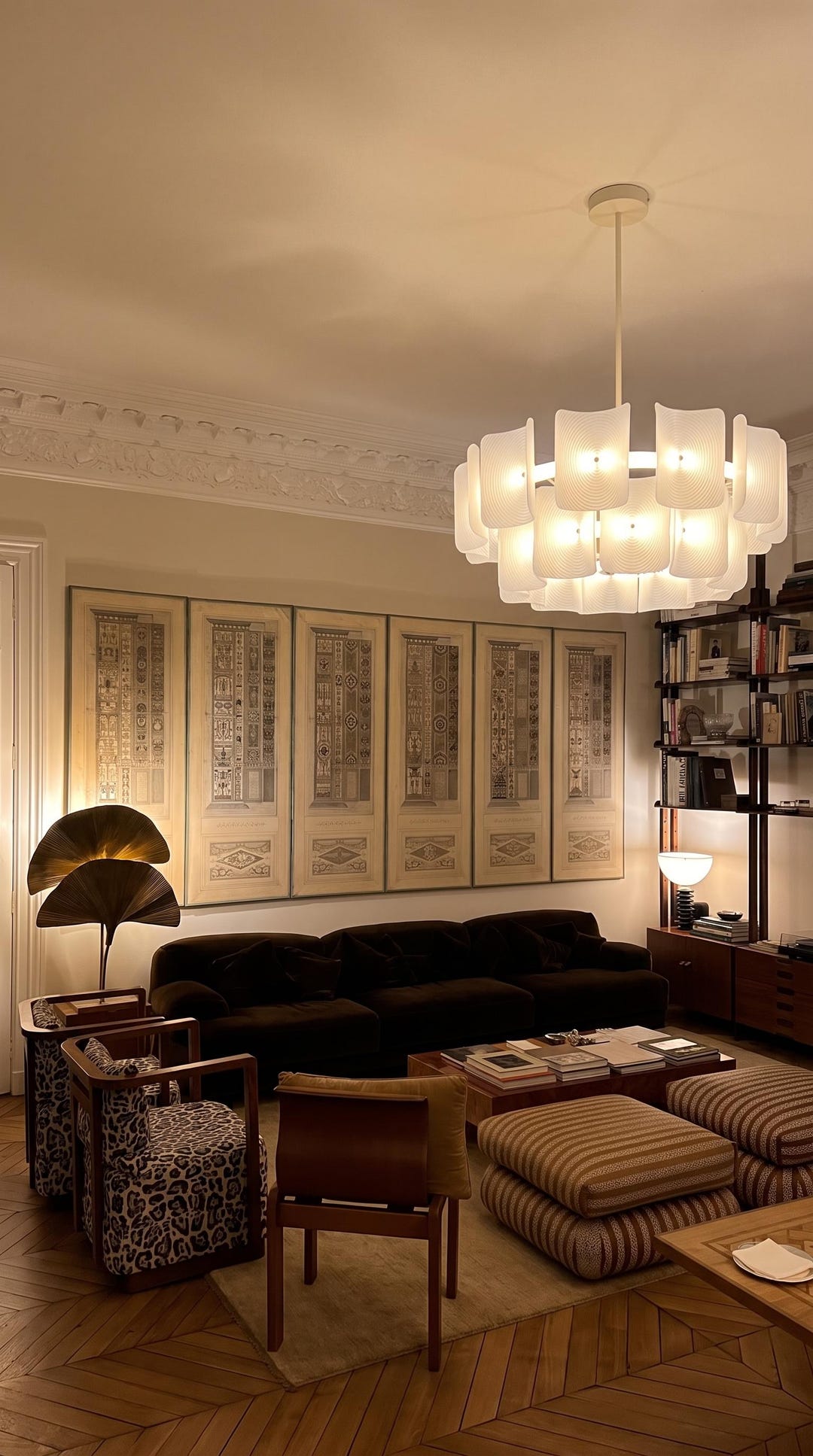 Large Acrylic Chandelier