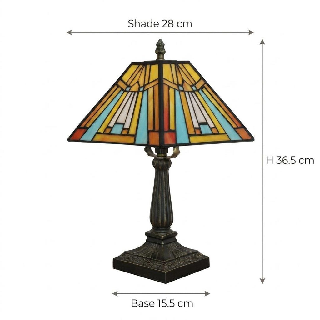 Tiffany Mission Style Table Lamp