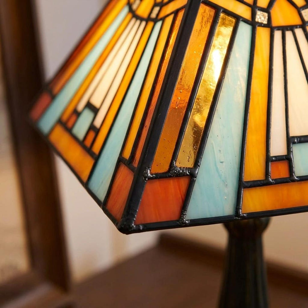 Tiffany Mission Style Table Lamp