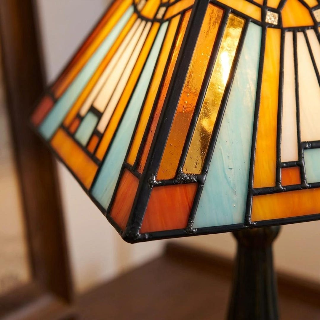 Tiffany Mission Style Table Lamp