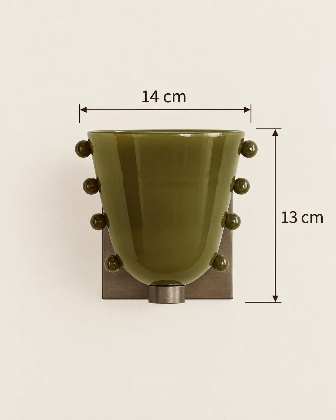 Beaded Glass Wall Sconce