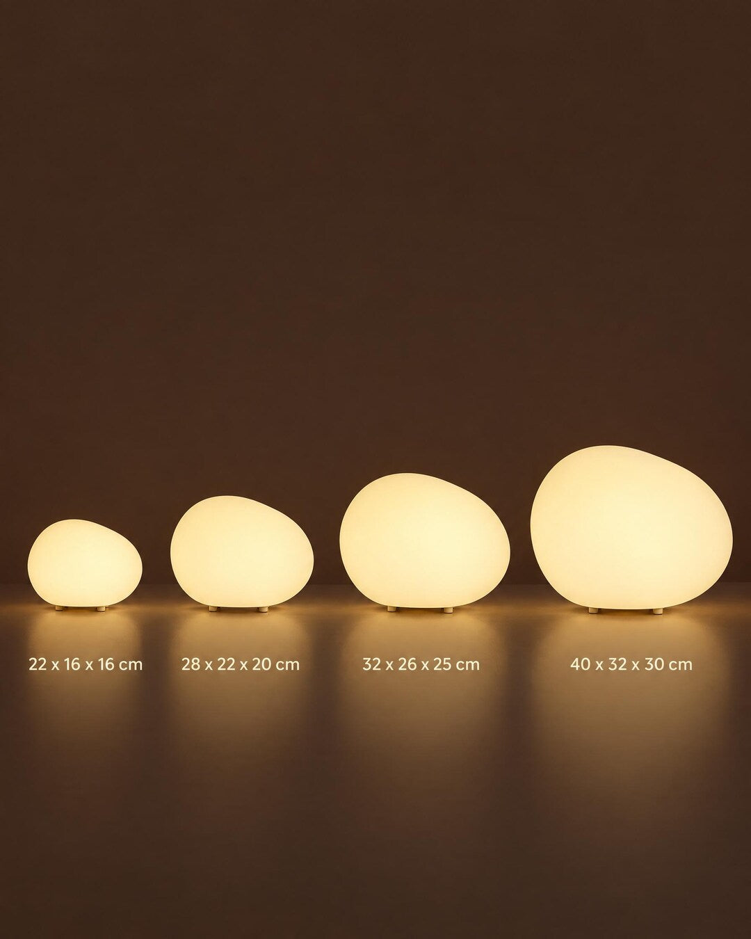 Glowing Pebble Table Lamp