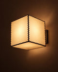 Japanese Kraft Paper Cube Wall Lamp