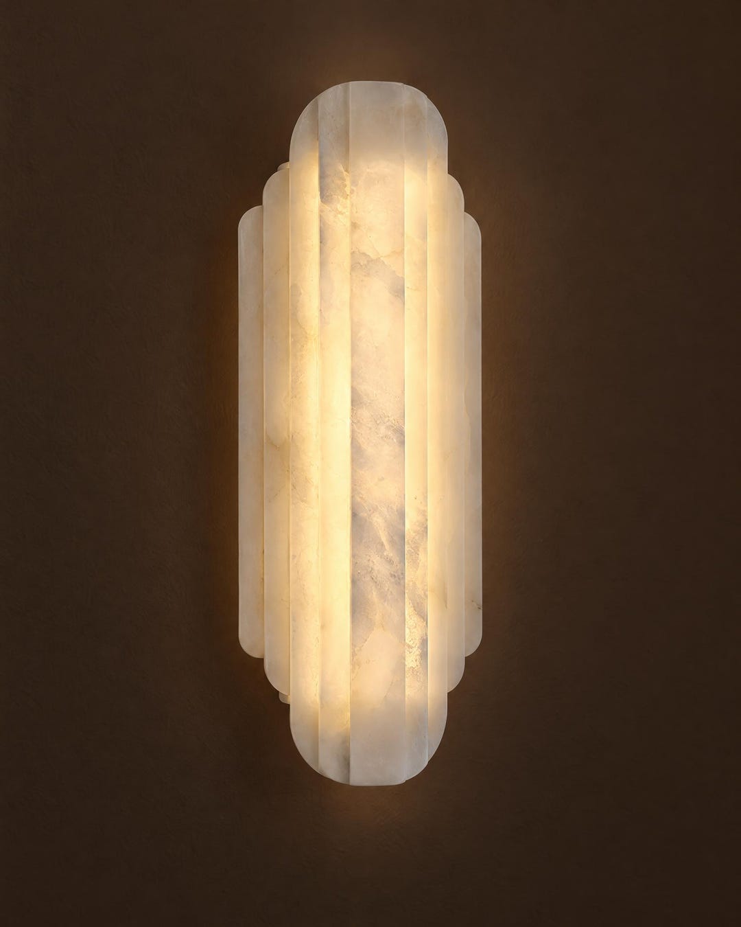 Spanish Marble Alabaster Wall Sconce