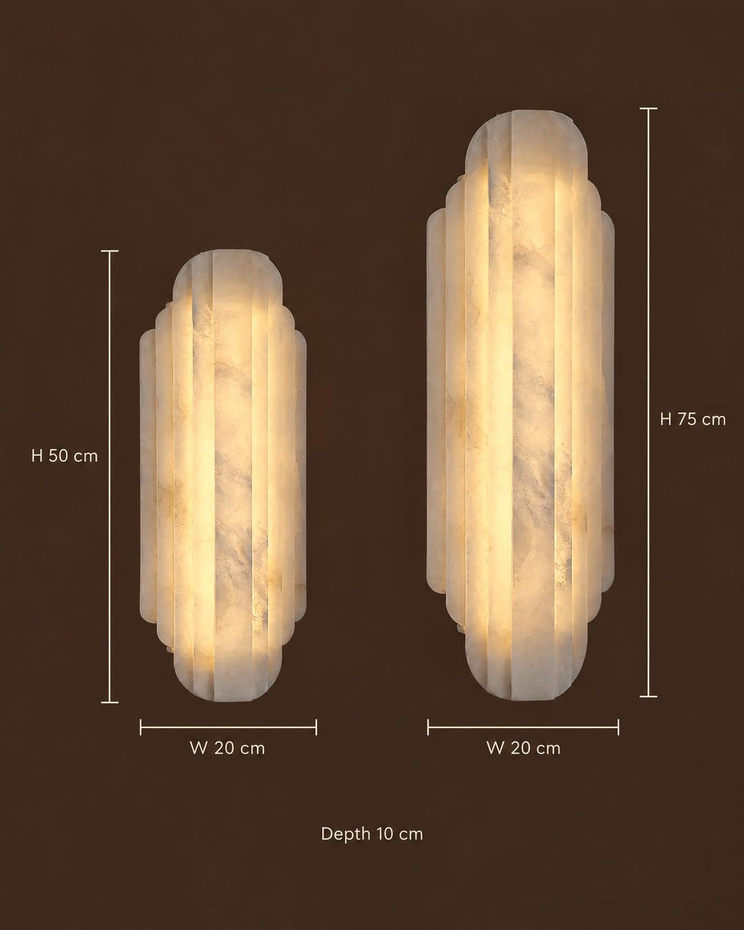 Spanish Marble Alabaster Wall Sconce