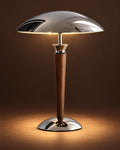 Bauhaus Silver Dome Table Lamp