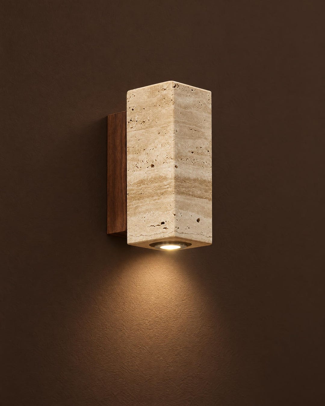 Travertine Wall Sconce
