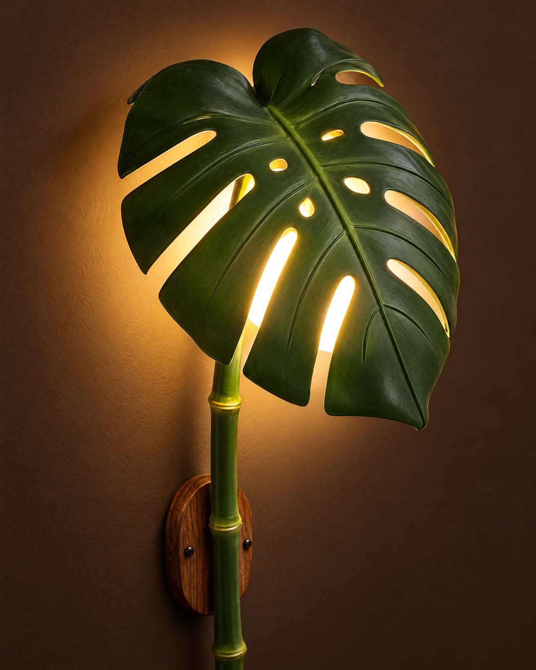 Monstera Leaf Wall Lamp