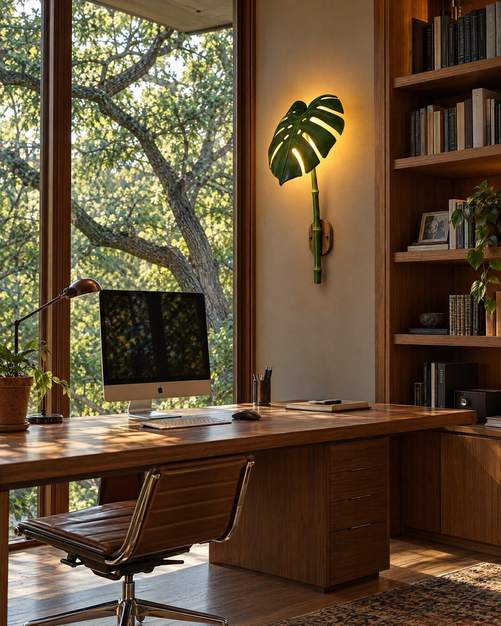 Monstera Leaf Wall Lamp