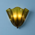 Vintage Shell Glass Sconce