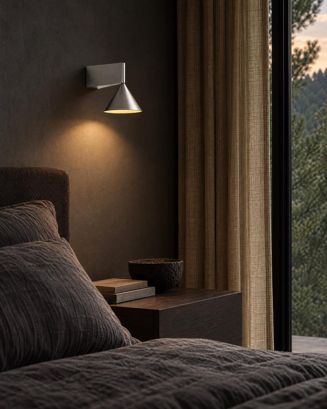 Aluminium Cone Wall Sconce