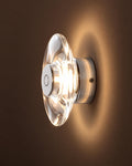 Crystal Disc Wall Sconce