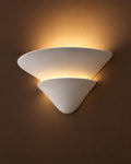 Two-Tier Plaster Wall Sconce