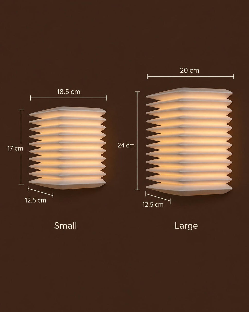 Japanese Louvered Slat Wall Lamp