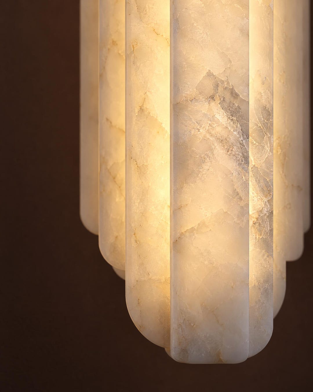Spanish Marble Alabaster Wall Sconce