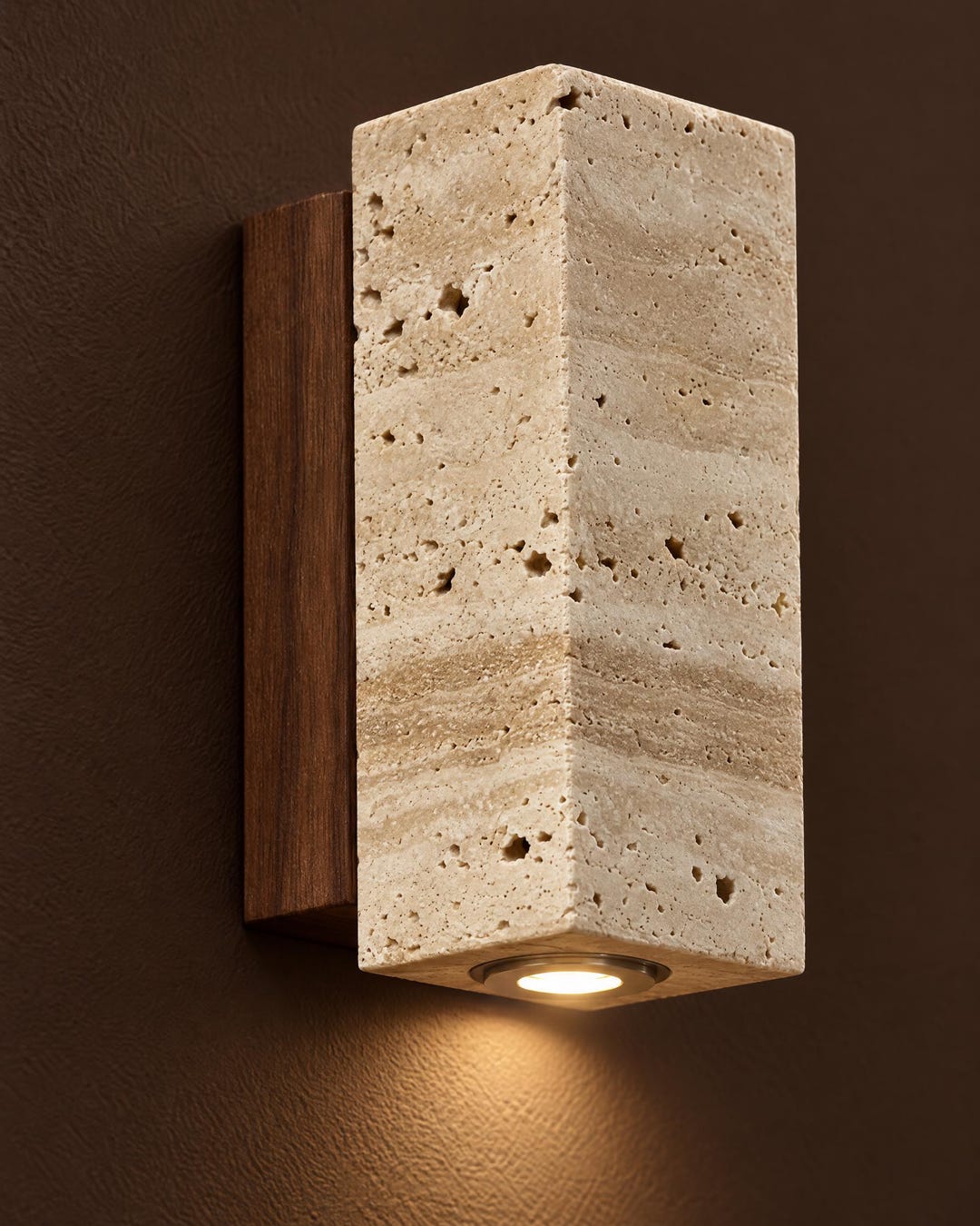 Travertine Wall Sconce